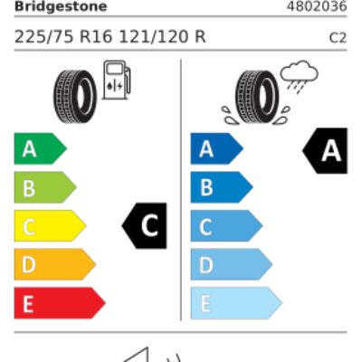 Anvelopa Iarna BRIDGESTONE — 225/75R16C 121R