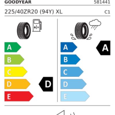 Anvelopa vara GOODYEAR EAG F1 SUPERSPORT 225/40R20 94Y